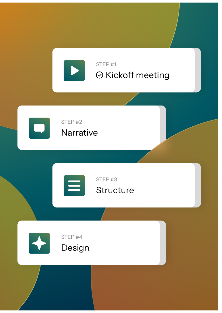 Strategist-led communications workflow